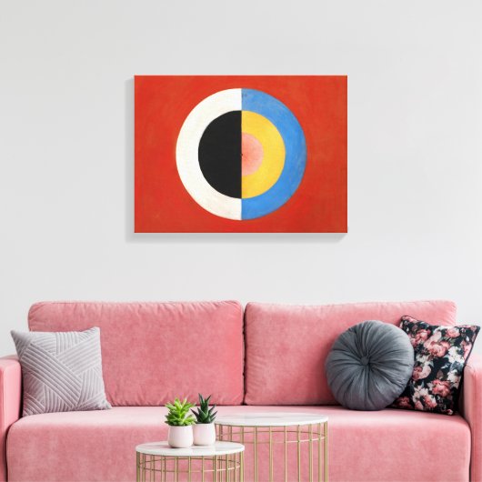 Hilma Af Klint Svanen Canvas Afdruk (Insitu (Woonkamer))