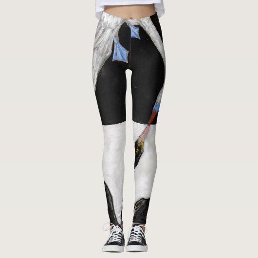 Hilma Af Klint Swan No 1 Leggings (Voorkant)