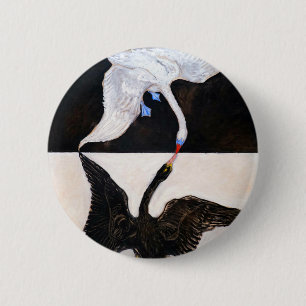 Hilma af Klint The Swan Ronde Button 5,7 Cm