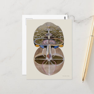 Hilma af Klint - Tree of Knowledge, nr. 1 Briefkaart