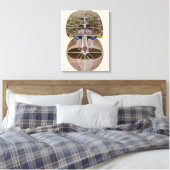 Hilma af Klint - Tree of Knowledge, nr. 1 Canvas Afdruk (Insitu (Slaapkamer))