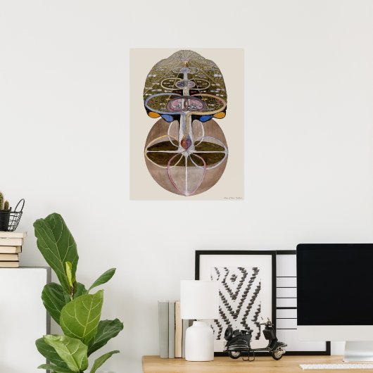 Hilma af Klint - Tree of Knowledge, nr. 1 Poster (Thuiskantoor)