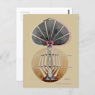 Hilma af Klint - Tree of Knowledge, nr. 3 Briefkaart