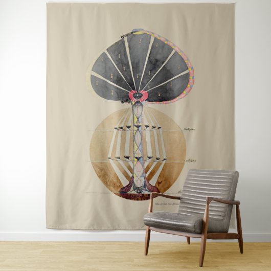 Hilma af Klint - Tree of Knowledge, nr. 3 Wandkleed (In situ)