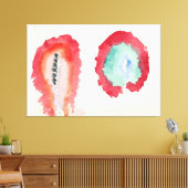 Hilma af Klint - Wheat and Wormwood  Canvas Afdruk (Insitu (Woonkamer))