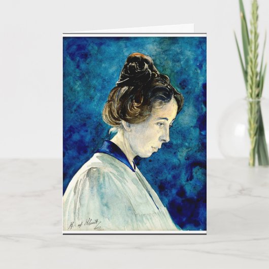 Hilma af Klint - Zelfportret, 1920 Kaart (Voorkant)