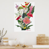 Hilo Flowers aquarelle Imprimer et poster (Cuisine)