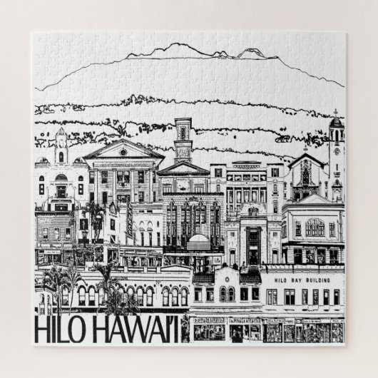 Hilo Hawaii Puzzle (Vertical)