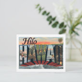 Hilo, HawaiiLarge Letter ScenesHilo, HI Briefkaart (Staand voorkant)