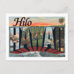 Hilo, HawaiiLarge Letter ScenesHilo, HI Briefkaart
