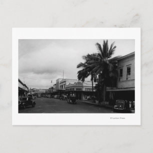Hilo, HawaiiStreet Uitzicht FotoHilo, HI Briefkaart