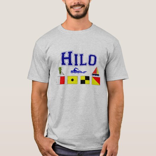 Hilo, HI T-shirt (Voorkant)