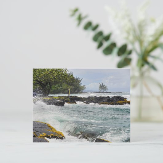 Hilo Waves Briefkaart (Staand voorkant)