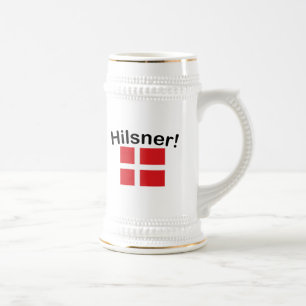 Hilsner. (Groeten!) Bierpul