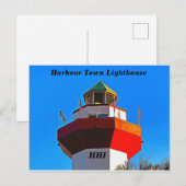 Hilton Head Harbor Town Vuurtoren Briefkaart (Voorkant / Achterkant)