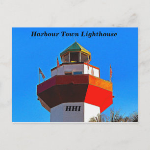 Hilton Head Harbor Town Vuurtoren Briefkaart