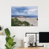 Hilton Head Island Beach Onweer Poster (Thuiskantoor)