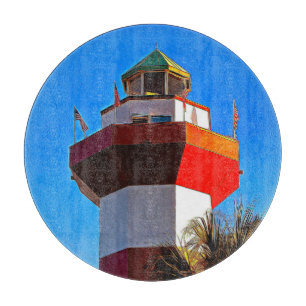 Hilton Head Island Harbor Town Lighthouse Snijplank