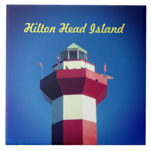 Hilton Head Island Harbor Town Lighthouse Tile Tegeltje