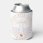 Hilton Head Island Lighthouse Blikjeskoeler (Blikje Voorkant)