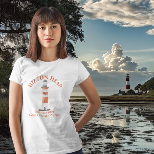 Hilton Head Island Lighthouse Harbour Town Familie T-shirt