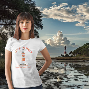 Hilton Head Island Lighthouse Harbour Town Familie T-shirt