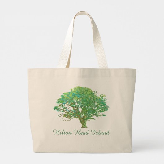 Hilton Head Island Live Oak Canvas tas (Achterkant)