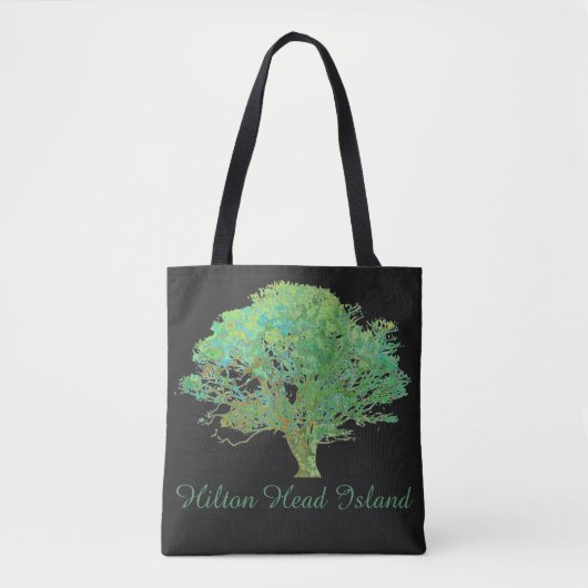 Hilton Head Island Live oak Tree Canvas tas (Voorkant)