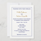 Hilton Head Island SC  Map Navy Blue Kaart (Achterkant)