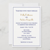 Hilton Head Island SC  Map Navy Blue Kaart (Achterkant)