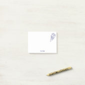 Hilton Head Island SC  Map Navy Blue Post-it® Notes (Op bureau)