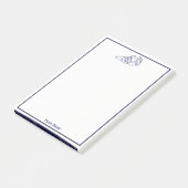 Hilton Head Island SC  Map Navy Blue Post-it® Notes (Schuin)