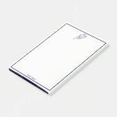 Hilton Head Island SC  Map Navy Blue Post-it® Notes (Schuin)
