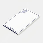 Hilton Head Island SC  Map Navy Blue Post-it® Notes (Schuin)