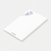 Hilton Head Island SC  Map Navy Blue Post-it® Notes (Schuin)