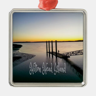 Hilton Head Island South Carolina Metalen Ornament