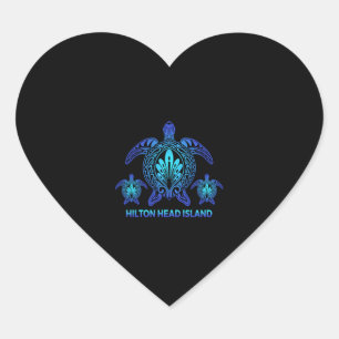 Hilton Head Island South Carolina Turtle Souvenirs Hart Sticker