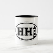 Hilton Head Island. Tweekleurige Koffiemok (Center)