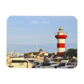 Hilton Head Lighthouse, photo, sur Magnet (Horizontal)