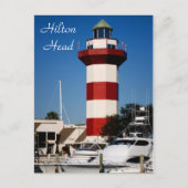 Hilton Head, SC Harbour Town Lighthouse Briefkaart (Voorkant)