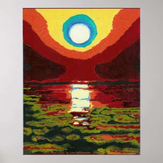 Hilton Head Sunset Poster (Voorkant)