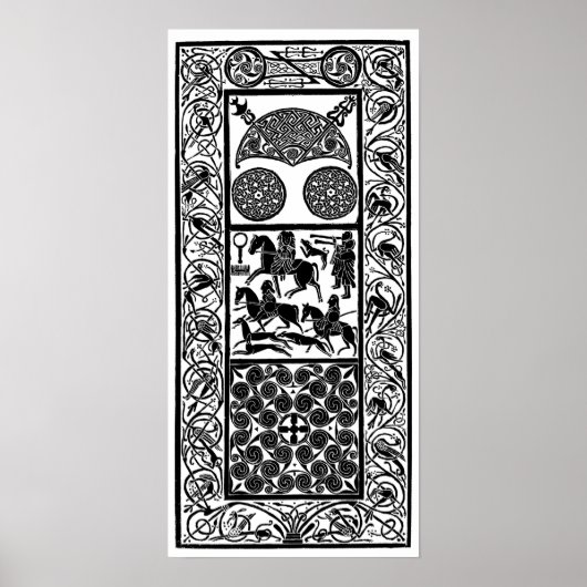 Hilton of Cadboll stone Poster (Voorkant)