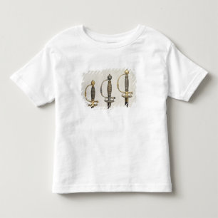 Hilts met drie Franse woorden: een staal Kinder Shirts