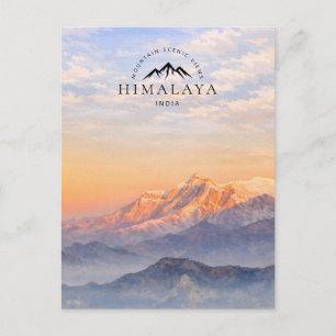 Himalaya Berg Schitterende Uitzichten India Wate Feestdagenkaart
