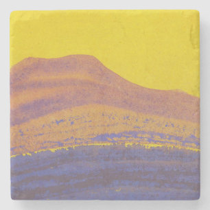 Himalaya (Bergagebergte) (door Nicholas Roerich) Stenen Onderzetter