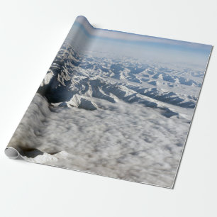 Himalaya-bergen onder wolken - Tibet Cadeaupapier