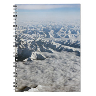 Himalaya-bergen onder wolken - Tibet Notitieboek