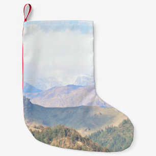 Himalaya-bergen, skyagriculture, asia, awe, beaut kleine kerstsok