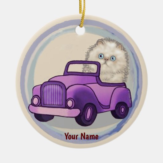 Himalaya Cat Car ornament (Voorkant)