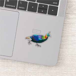 Himalaya monal vogel cartoon illustratie sticker